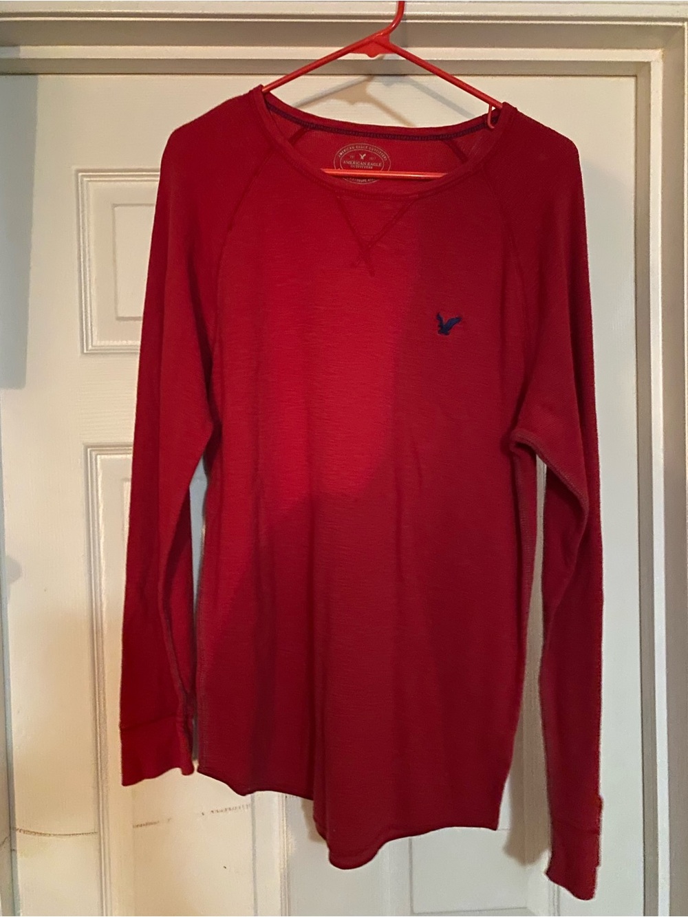 American Eagle Outfitters Red Crewneck Sweater